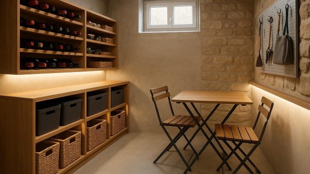 Aménagement cave : 5 idées géniales pour optimiser votre espace