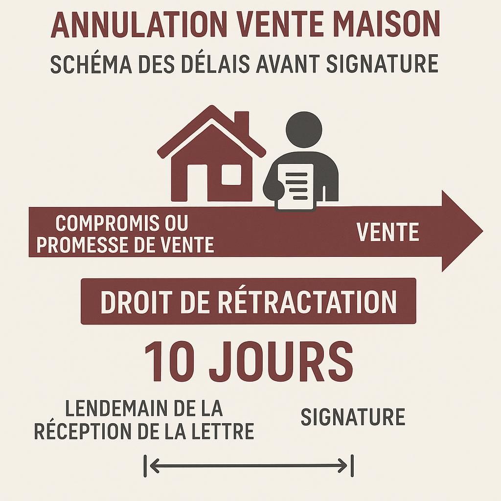 découvrez les délais à respecter pour annuler la vente d'une maison avant et après la signature du compromis ou de l'acte définitif, et les démarches à suivre pour protéger vos droits.