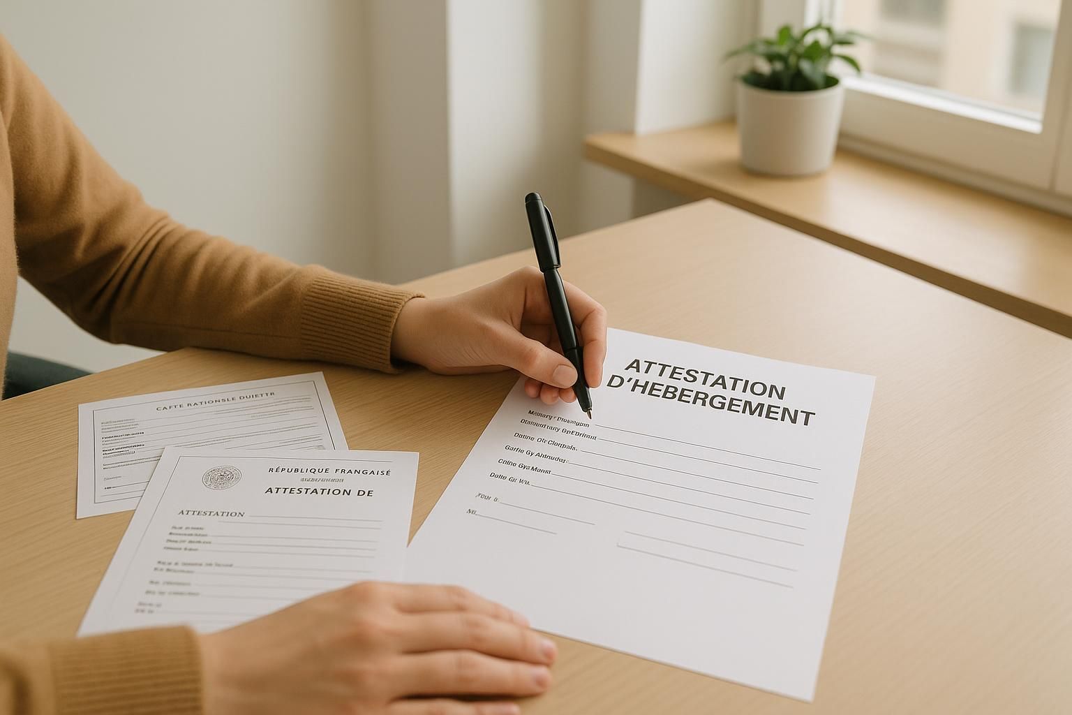 téléchargez un modèle gratuit d'attestation d'hébergement et découvrez comment l'utiliser facilement pour justifier votre domicile en toute simplicité.