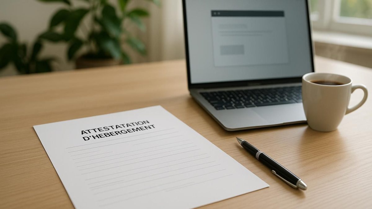Attestation d&rsquo;hébergement : modèle gratuit et comment l’utiliser facilement